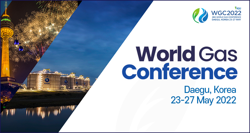 World Gas
Conference Daegu, Korea 23-27 May 2022