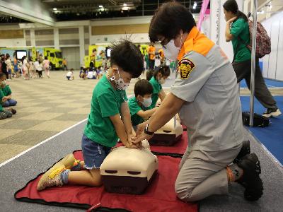 제18회 국제소방안전박람회 어린이 소방안전체험